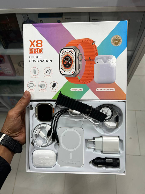 ساعت هوشمند X8 Pro به همراه پاور بانک