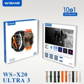 ساعت هوشمند ویسمی مدل WS-X20 Ultra 3 با 10بند متنوع